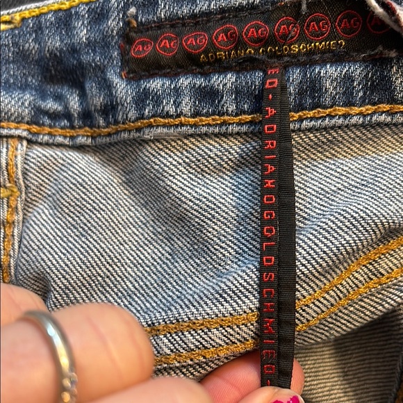 AG Adriano Goldschmied The Gemini Straight Leg Jeans Size 32 regular USA - Picture 7 of 8